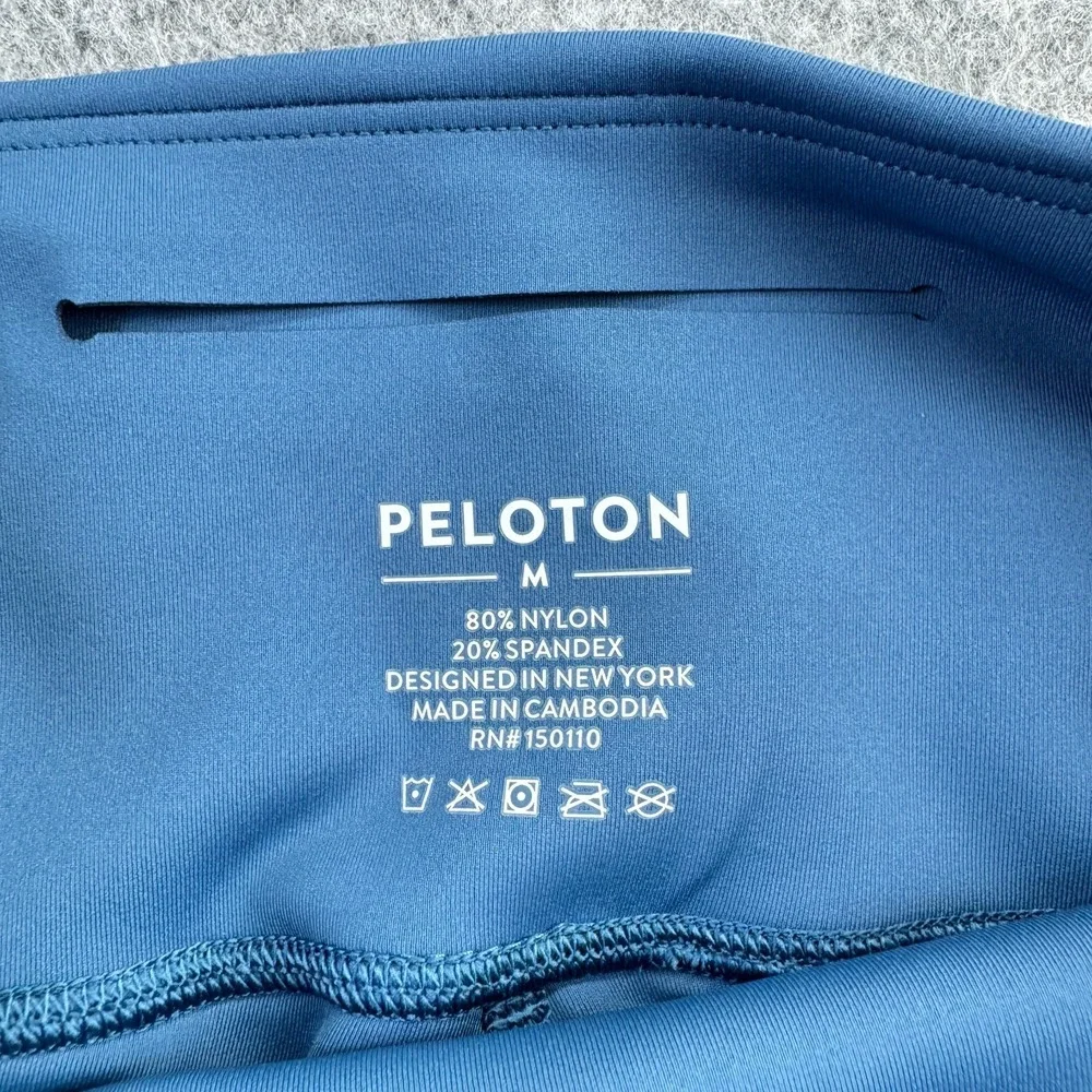 Peloton Reflective Graphic Leggings Blue Medium Women's Activewear‎ Workout Yoga